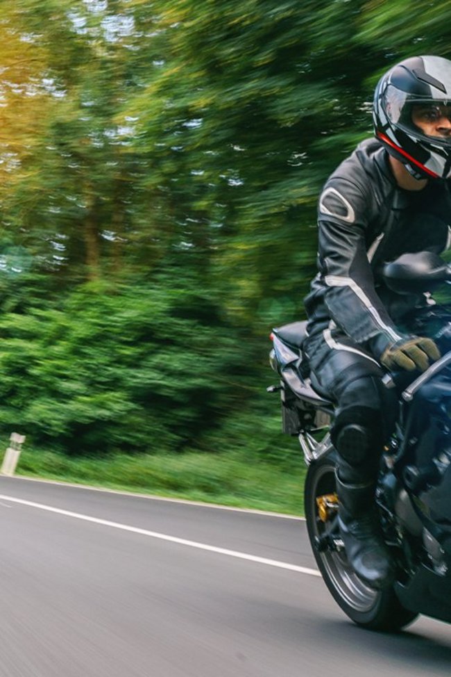 Gruppe von Motorradfahrern